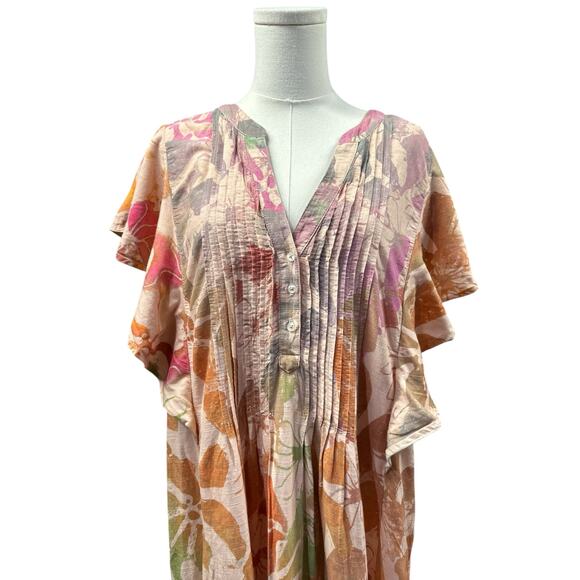 Anthropologie Multicolor Floral Maxi Dress - Picture 11 of 12
